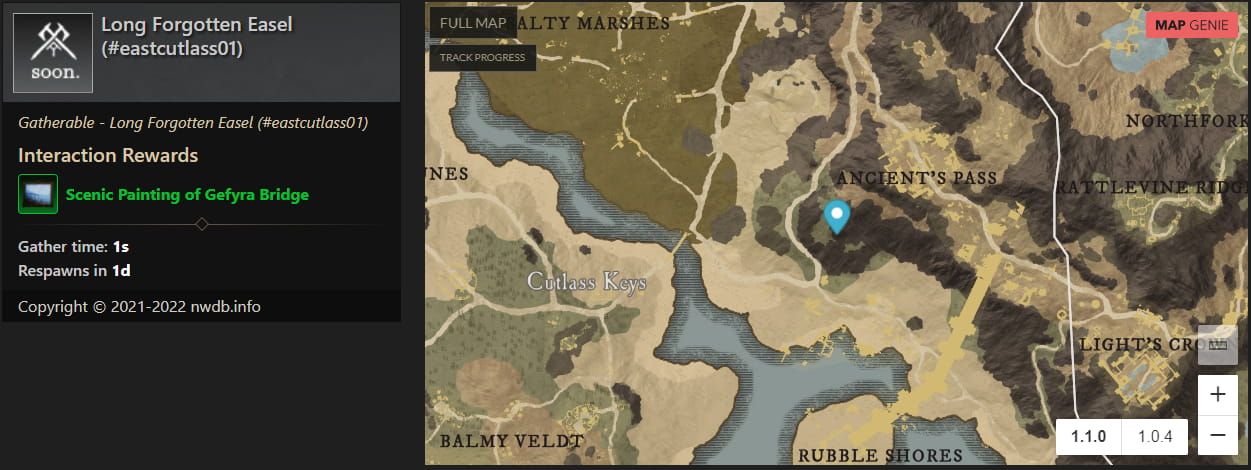 Restless Shore Map for New World MMO