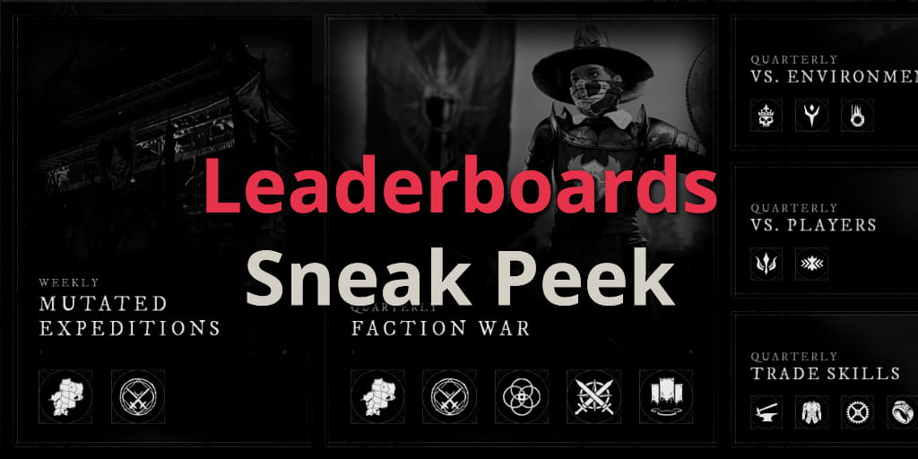 New World Leaderboards Sneak Peek