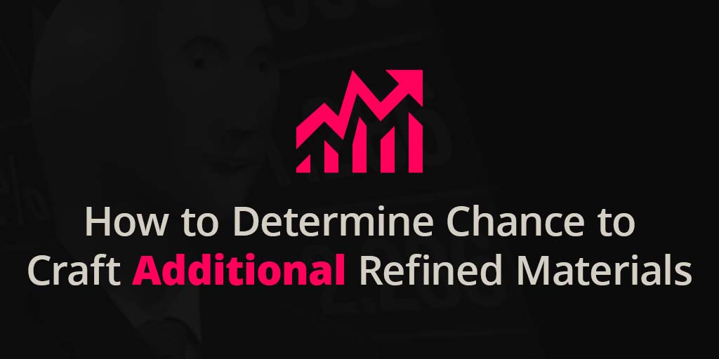 How to Determine Chance to Craft Additional Refined Materials